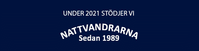 Under 2021 stödjer vi Nattvandrarna